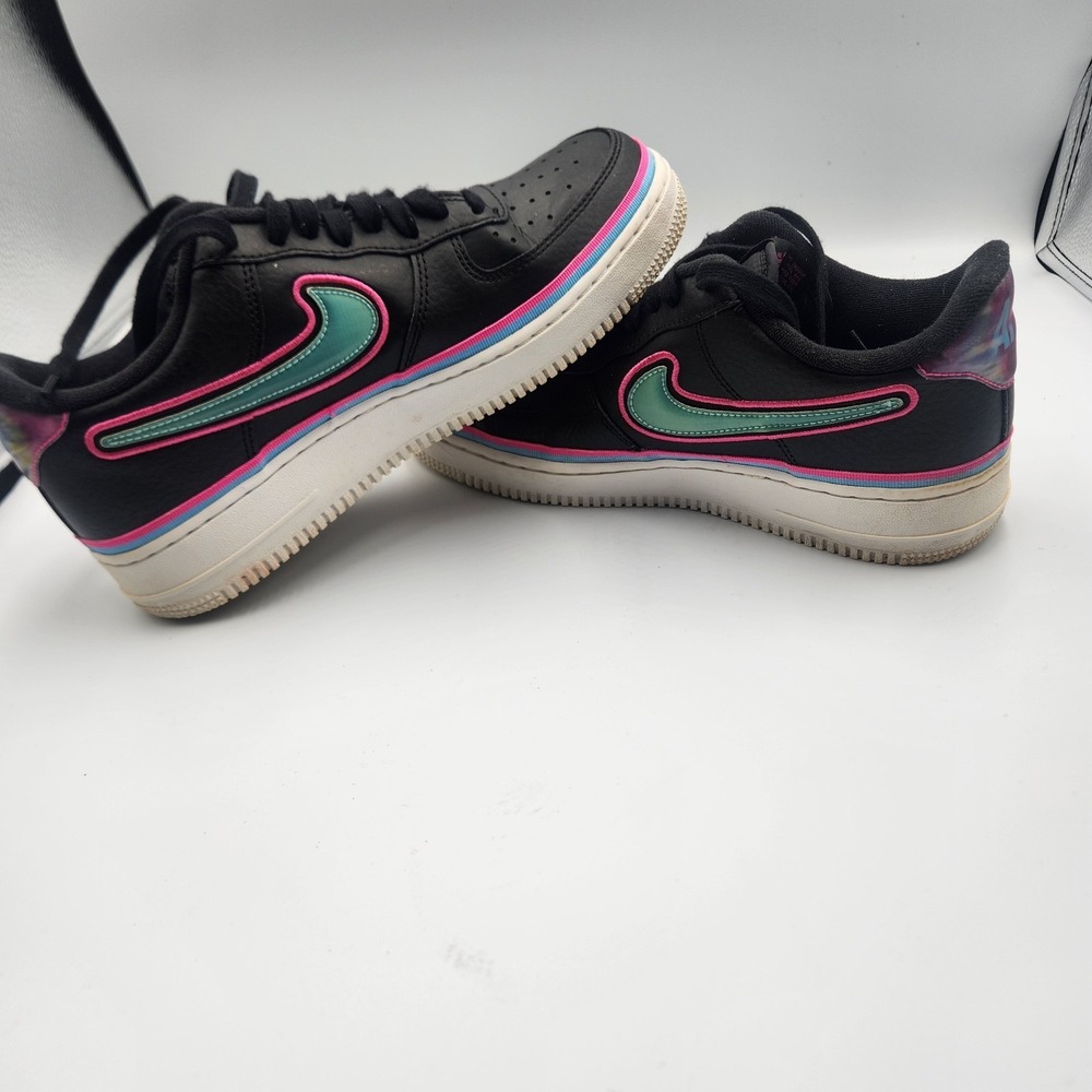 Nike Air Force 1 Lows South Beach Miami Nights Shoes AJ7748-002 Mens Size 8